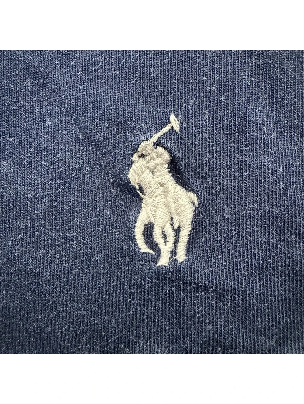Polo Ralph Lauren Hooded Sweatshirt Men’s Size Small Lightweight Blue White